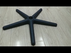 Sedia da ufficio di progettazione standard Base girevole con rotazione a 360 gradi Piedi a cinque stelle in nylon bianco e nero