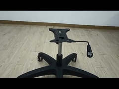 300 libbre di peso Capacità sedia da ufficio Base girevole con supporto lombare Nylon cinque stelle piedi sedia gambe