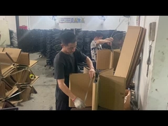 all'ingrosso 700mm Chair di ufficio in nylon nero Base girevole con supporto lombare e ruote