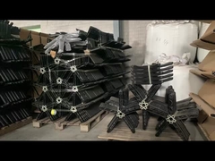 Capacità di peso 300 libbre Sedia giratoria da ufficio Stand Nylon Nero Piede a cinque stelle