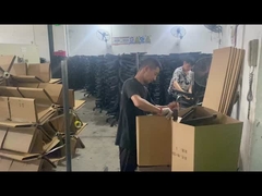 Fabbrica all'ingrosso Sedile da ufficio in nylon nero Base girevole con supporto lombare e ruote