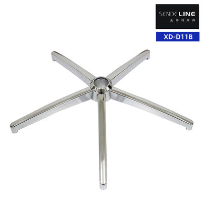 Buon prezzo Base ergonomica in metallo per sedie da ufficio altezza regolabile con 5 ruote in linea