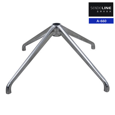 Assemblaggio Required Office Chair Base di metallo per sedie di ufficio standard Leghe di alluminio di alta qualità sono durevoli