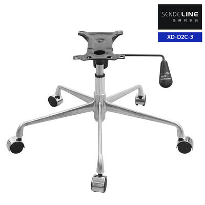 Buon prezzo Moderna ergonomico Caster Chair Base Legno di alluminio base ruota per sedia da ufficio in linea