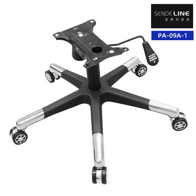 Buon prezzo 660 mm di diametro Poltrona da ufficio liscia Sostituzione della base delle ruote Giratoria a 360 gradi in linea