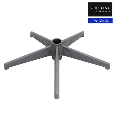 Poltrona da ufficio in nylon base girevole cinque stelle poltrona piedi gambe diametro 660mm 600mm