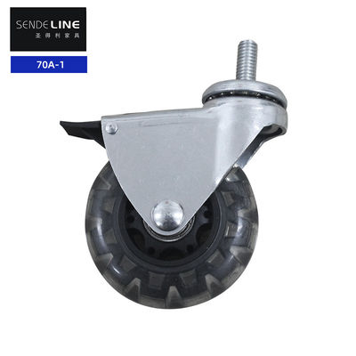 Buon prezzo 200 kg di carico in metallo nero Sedia da ufficio hub sostituzione ruota universale medica in linea