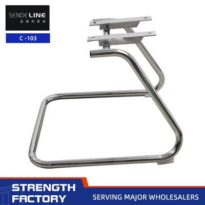 Buon prezzo Cromatura Sedia da ufficio Cornice metallica elettroplata / Cornice di arco nero in linea