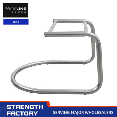 Buon prezzo Sedile da ufficio con telaio ergonomico in metallo di costruzione durevole nero in colore elettroplata in linea