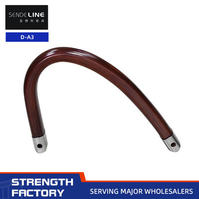 Buon prezzo Sedia in legno massello stile moderno Appoggio braccio Comfort Marrone rosso per la casa / ufficio in linea