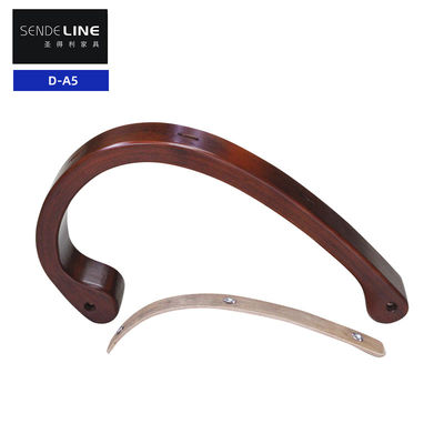 Buon prezzo Moderna sedia in legno massello rosso marrone, appoggio per braccia, maggiore comfort e supporto in linea