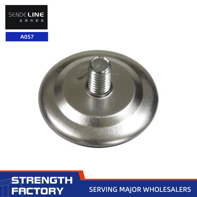 Buon prezzo Piede da tavolo in plastica / acciaio inossidabile 18 mm 20 mm Regolare piedi da tavolo a filo in linea