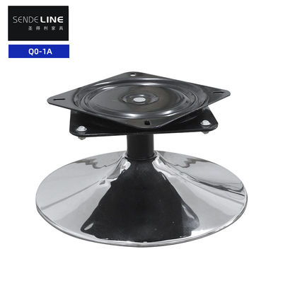 Sedia a barre a cromo fisso accessori di divano Sedia a disco base di rotazione e ritorno automatico