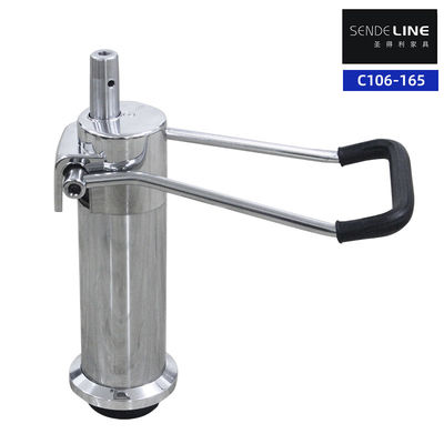 Buon prezzo 200 kg Scaffale da barbiere a pompa d'olio Scaffale da salone a cromo in ghisa Scaffale idraulica in linea