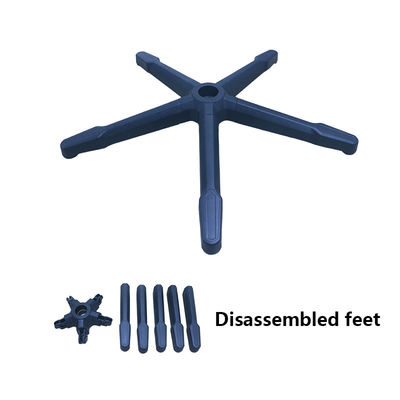 Buon prezzo Poltrona da ufficio testata BIFMA in nylon a raggio nero da 380 mm con base girevole regolabile in altezza in linea