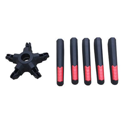 Buon prezzo Ingrosso 350mm Radius Nylon Sedia da ufficio Base girevole con piede da smontaggio in linea