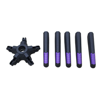 Buon prezzo Disassemblaggio 350mm raggio nero poltrona da ufficio di nylon base girevole con regolazione dell'altezza in linea