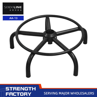 Buon prezzo Spray nero accessori per sgabelli da bar 430mm Five Star Foot base della sedia in PU in linea