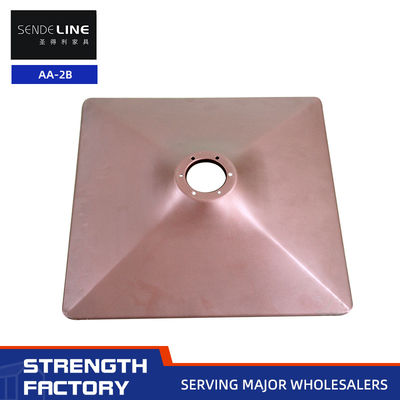 Buon prezzo Piazza a freddo stampaggio base della sedia da barbiere con colore rosso marrone personalizzato in linea