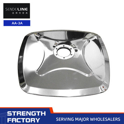 Buon prezzo Base della sedia da barbiere a stampo a freddo in colore rivestimento / nero opaco in linea