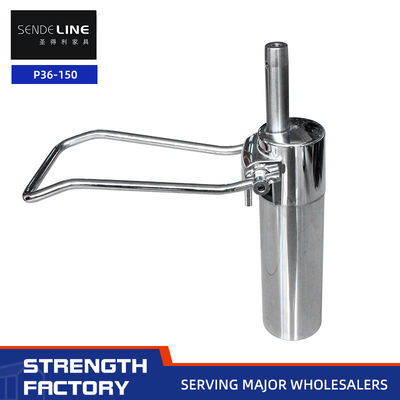 Buon prezzo Colore di rivestimento / Oro 5 kg Base della sedia da barbiere in ghisa con 150 mm di viaggio in linea