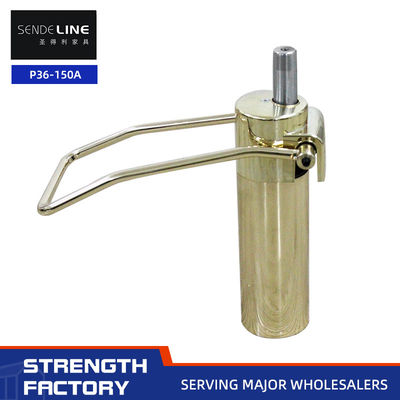 Buon prezzo Oro 5 kg Fuso Ferro Barber Chair Base con 150 mm di percorso pompa idraulica in linea