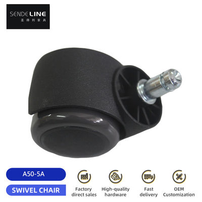 50 mm Scaletta da ufficio universale sostituzione con pollitrice di nylon PVC Bifma test e 50 kg di capacità di carico