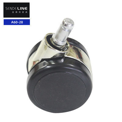 Buon prezzo 60 mm Silenziosa e resistente sostituzione della ruota della sedia in nylon con inserto di prova con carta in linea