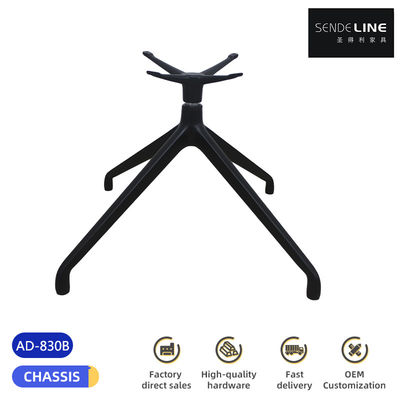 Buon prezzo Sedi ergonomico per sedie rotanti in metallo rotante di ufficio in alluminio nero in linea