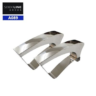 Buon prezzo Peso 0,9 kg/ coppia Scaffale da barbiere in acciaio inossidabile Maniglia per barbiere Scaffale da salone di bellezza in linea