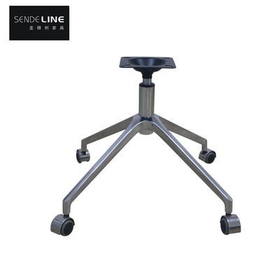 Buon prezzo 360 gradi di rotazione di alluminio ergonomico regolabile sedia da ufficio base metallica per un migliore comfort e supporto in linea