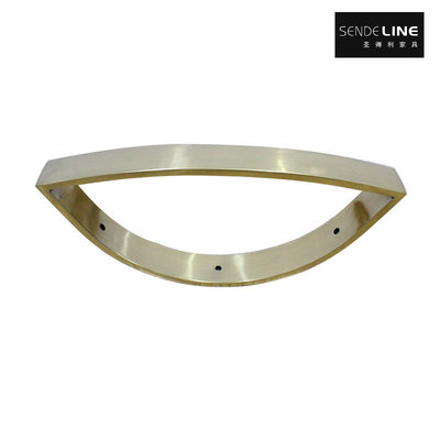 Buon prezzo Sedile da salone di bellezza in oro di titanio Silla da barbiere in acciaio inossidabile in linea