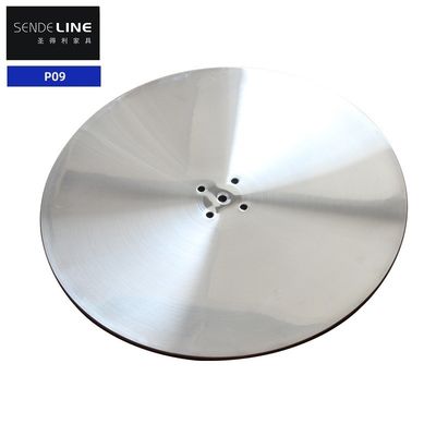 Buon prezzo 7.4kg Dorato Acciaio inossidabile bordo di disegno Superficie Barber Chair Bottom in linea