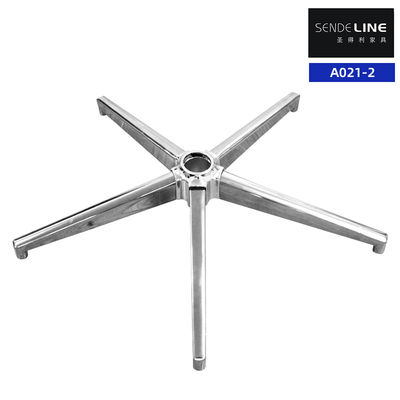 Buon prezzo Base girevole per sedia da ufficio saldata per ferrovia ad alta velocità da 110 mm, gambe a 5 stelle per sedia in linea