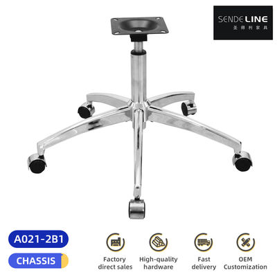 Buon prezzo Base per sedia da ufficio Bifma, piedi a cinque stelle in ferro elettroplaccato, facile da smontare e montare in linea