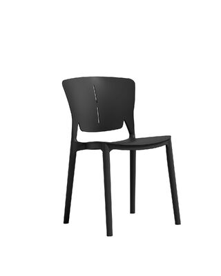Buon prezzo Sedile da pranzo sedile di plastica moderna altezza complessiva 81cm resistente adatto per interni all'aperto in linea
