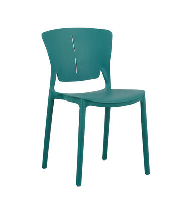 Buon prezzo 4.5 kg Poltrona da pranzo in plastica leggera e moderna con solida base cilindrica e design impilabile per caffetterie e aree di attesa in linea